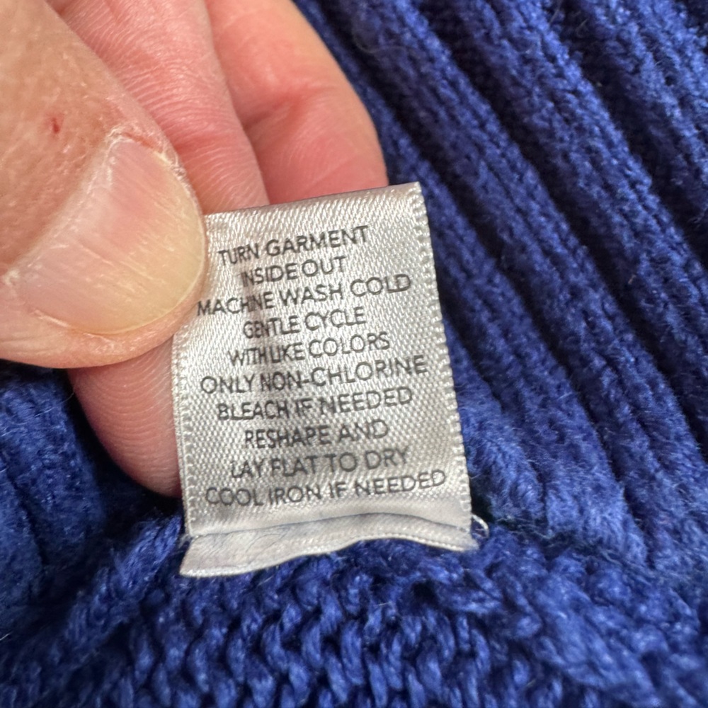 CJ Banks 1X Quarter Zip Snowflake Sweater. - Picture 3 of 12